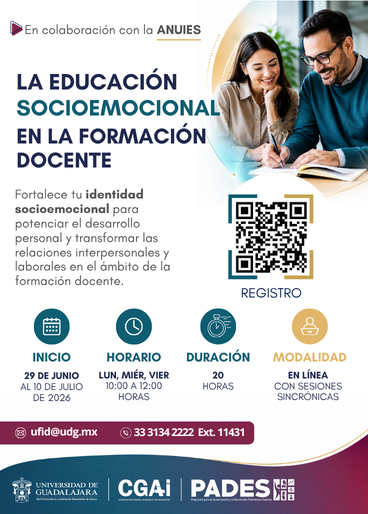 La educación socioemocional en la formación docente