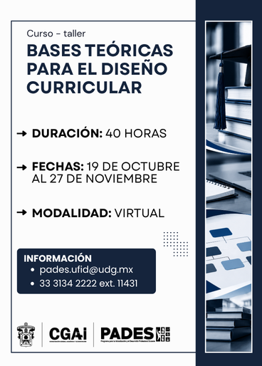 Bases teóricas para el diseño curricular