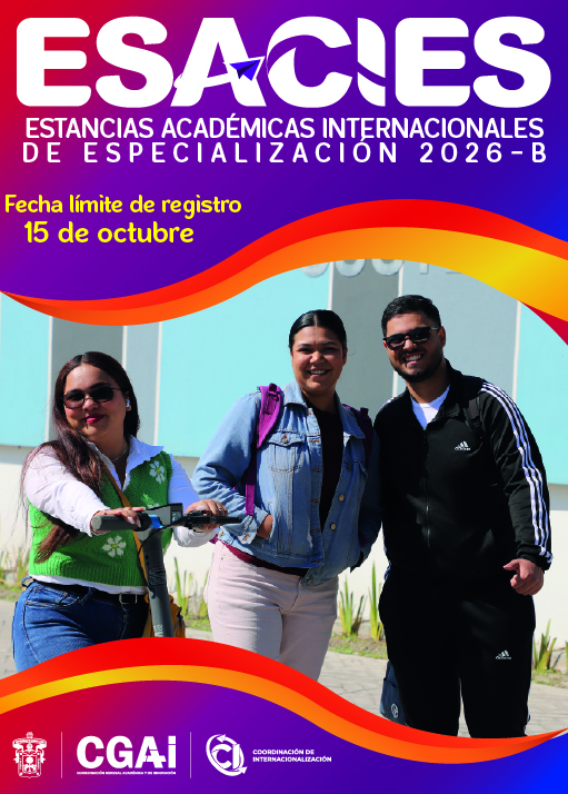 Estancias Académicas Internacionales de Especialización (ESACIES) 2026 B